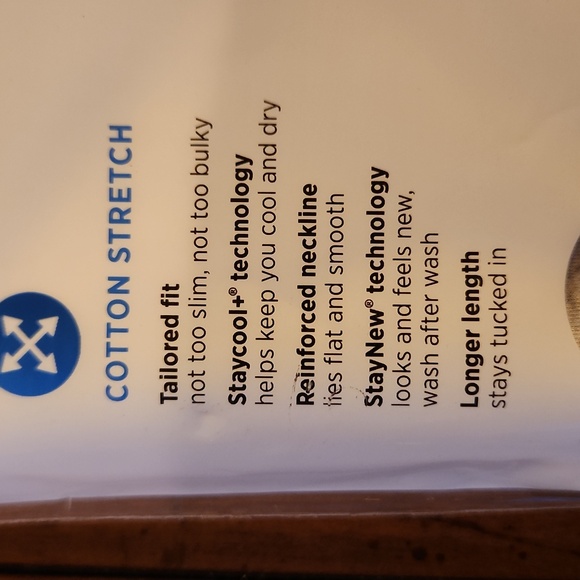 Jockey cotton stretch crew neck t-shirts. 3 pack. Medium(38-40" chest) New. - Picture 6 of 7